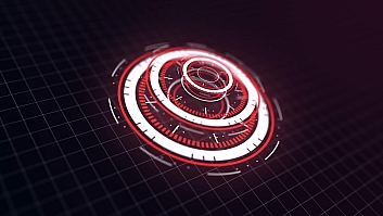 AE教程—科技感图形HUD动画