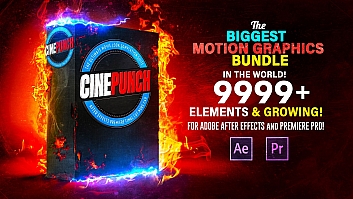 视频后期特效调色预设音效9999+VFX元素工具包 CINEPUNCH