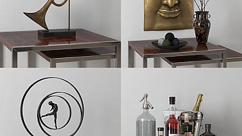 40个创意装饰摆件模型