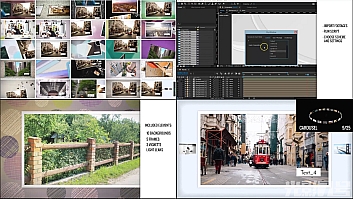 3D动态幻灯片自动相机动画创建脚本工具包-AE脚本
