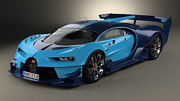 高精度布加迪概念车3D模型